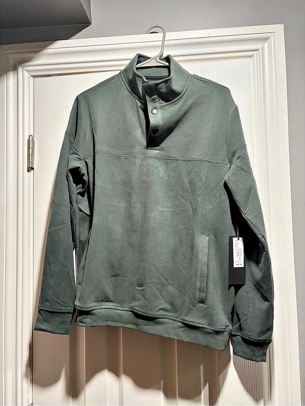 Kenneth Cole Men'Small Lightweight Pullover in Green Size Small NWT